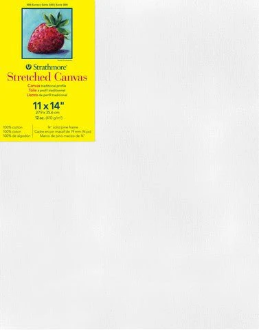 Strathmore 300 Series Stretched canvas 3/4" deep - 11"X14"