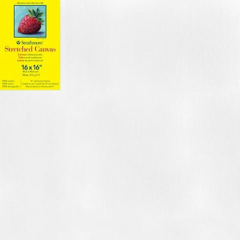 Strathmore 300 Series Stretched canvas 3/4" deep - 16"X16"