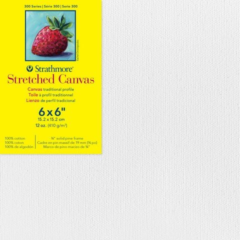 Strathmore 300 Series Stretched canvas 3/4" deep - 6"X6"