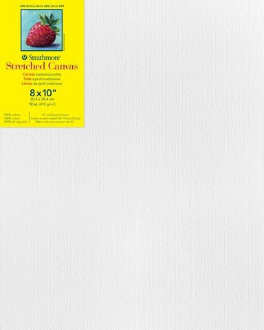 Strathmore 300 Series Stretched canvas 3/4" deep - 8"X10"