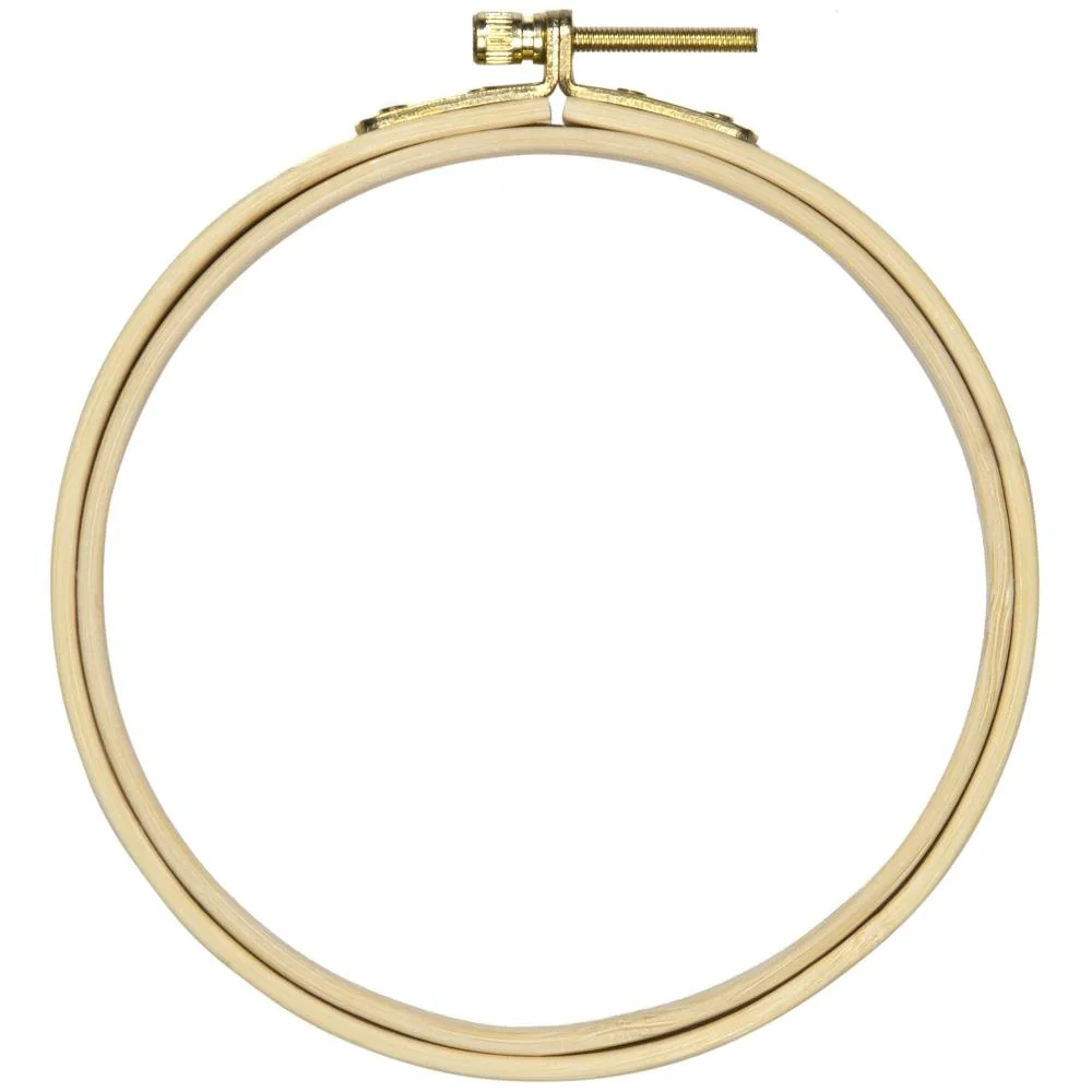 CousinDIY Natural Wood Hoop for Needlecraft - 5 inch