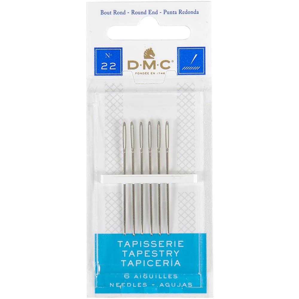 DMC Tapestry Hand Needles - Size 22 - Pack of 6