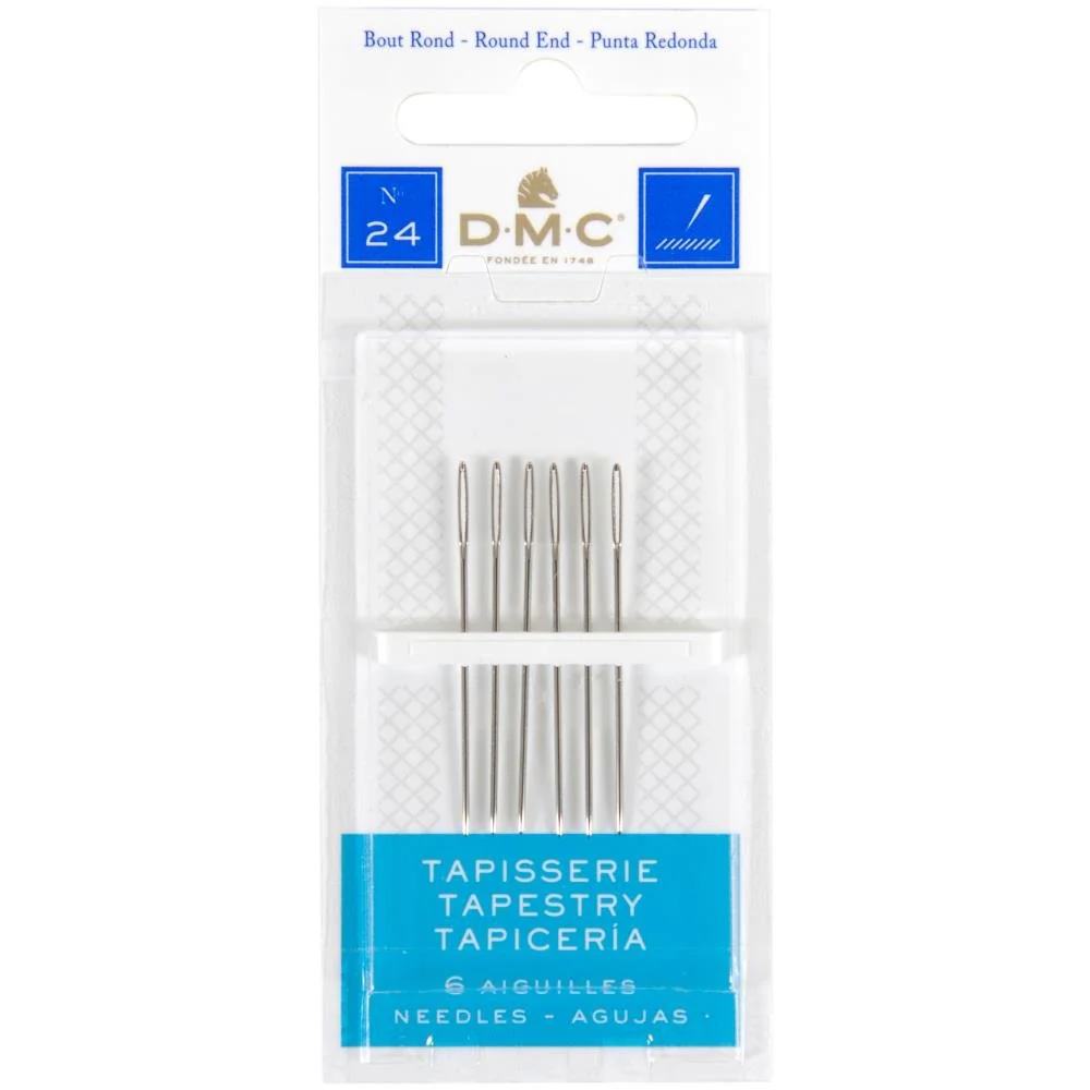 DMC Tapestry Hand Needles - Size 24 - Pack of 6