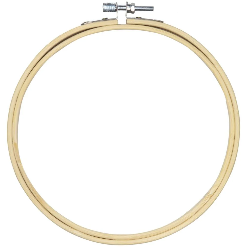 CousinDIY Natural Wood Hoop for Needlecraft - 6"