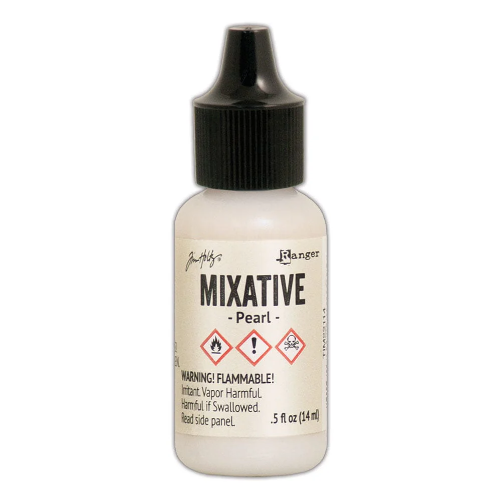 Tim Holtz Alcohol Ink Mixative .5oz - Pearl