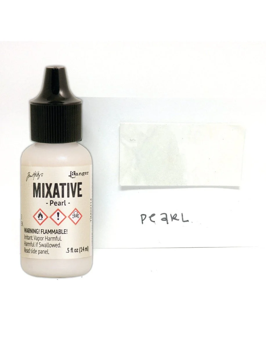 Tim Holtz Alcohol Ink Mixative .5oz - Pearl - Image 2