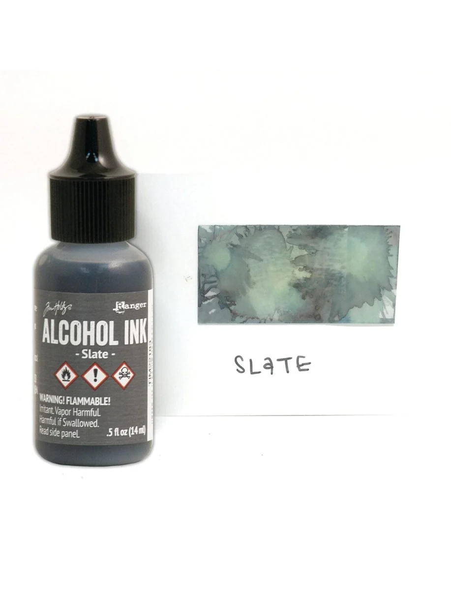 Tim Holtz Alcohol Ink .5oz - Slate - Image 2