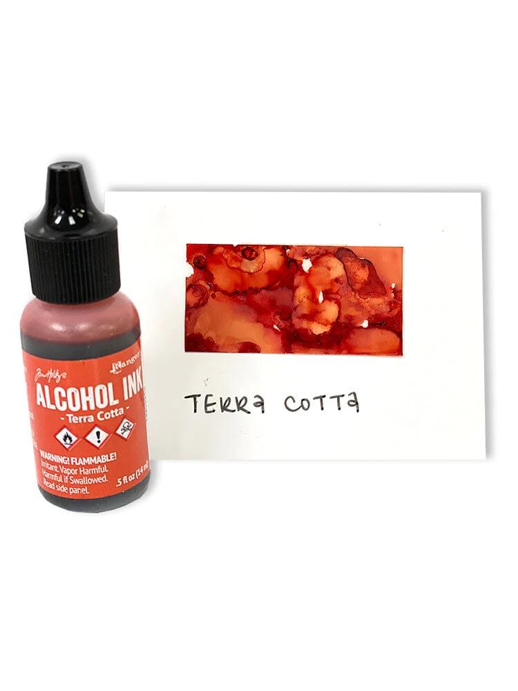 Tim Holtz Alcohol Ink .5oz - Terra Cotta - Image 2