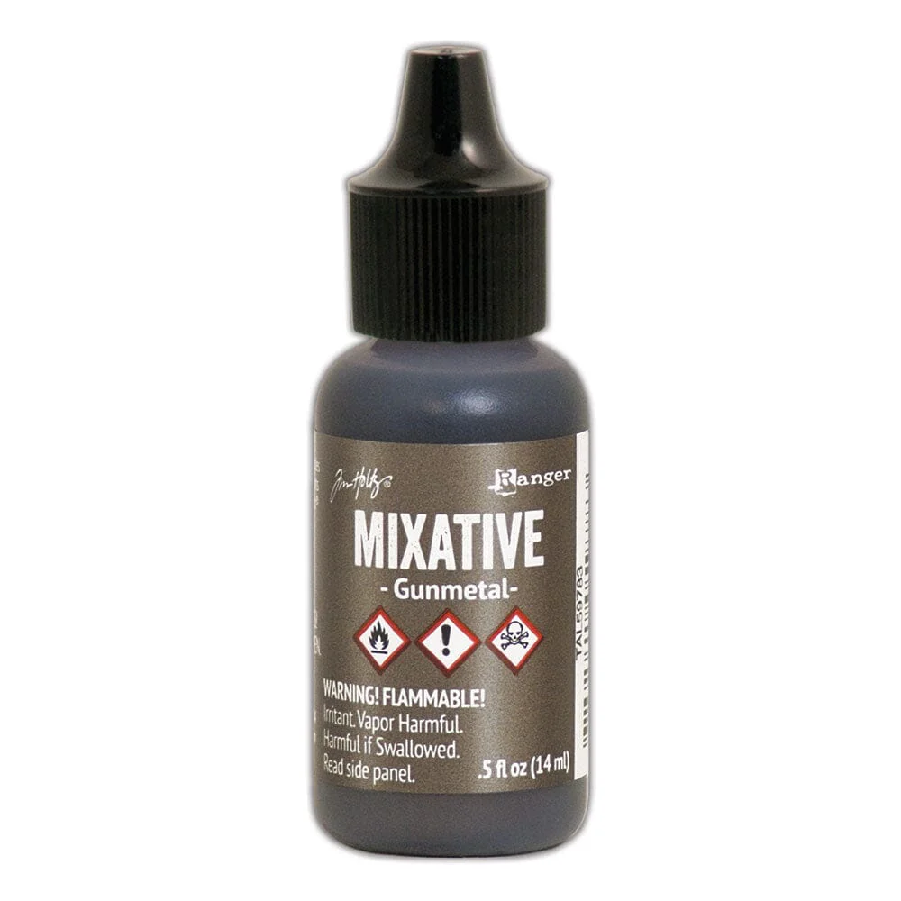 Tim Holtz Alcohol Ink Mixative .5oz - Gunmetal