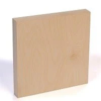 American Easel Cradled Birch Panel - 6x6 inch - 1 5/8 inch Deep - Natural