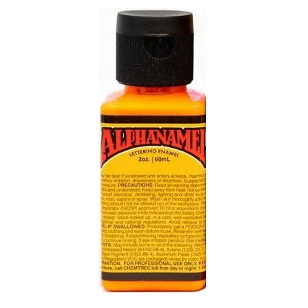 Alpha 6 Alphaenamel 2.5 fl oz Electroshock Orange