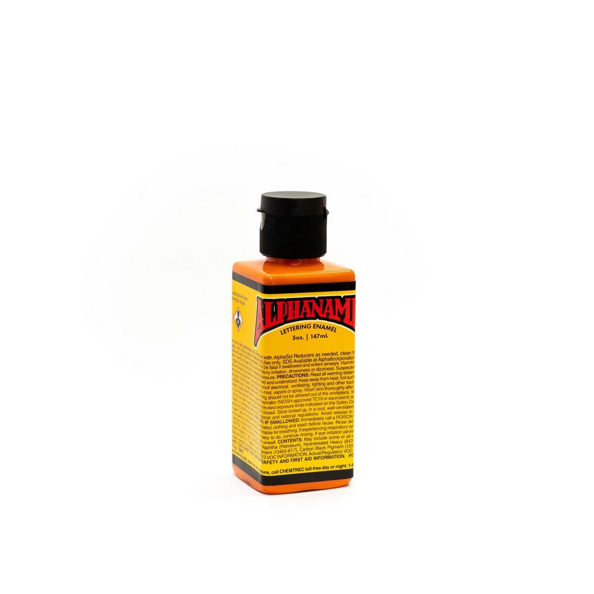 Alpha6 Alphanamel Lettering Enamel - 5 fl oz (147 ml) - Alpha Orange
