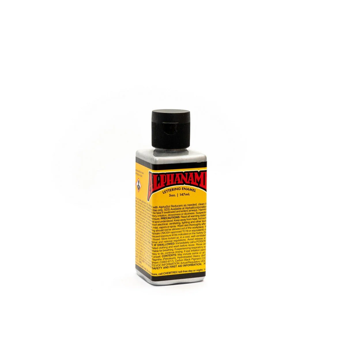 Alpha6 Alphanamel Lettering Enamel - 5 fl oz (147 ml) - Metallic Silver