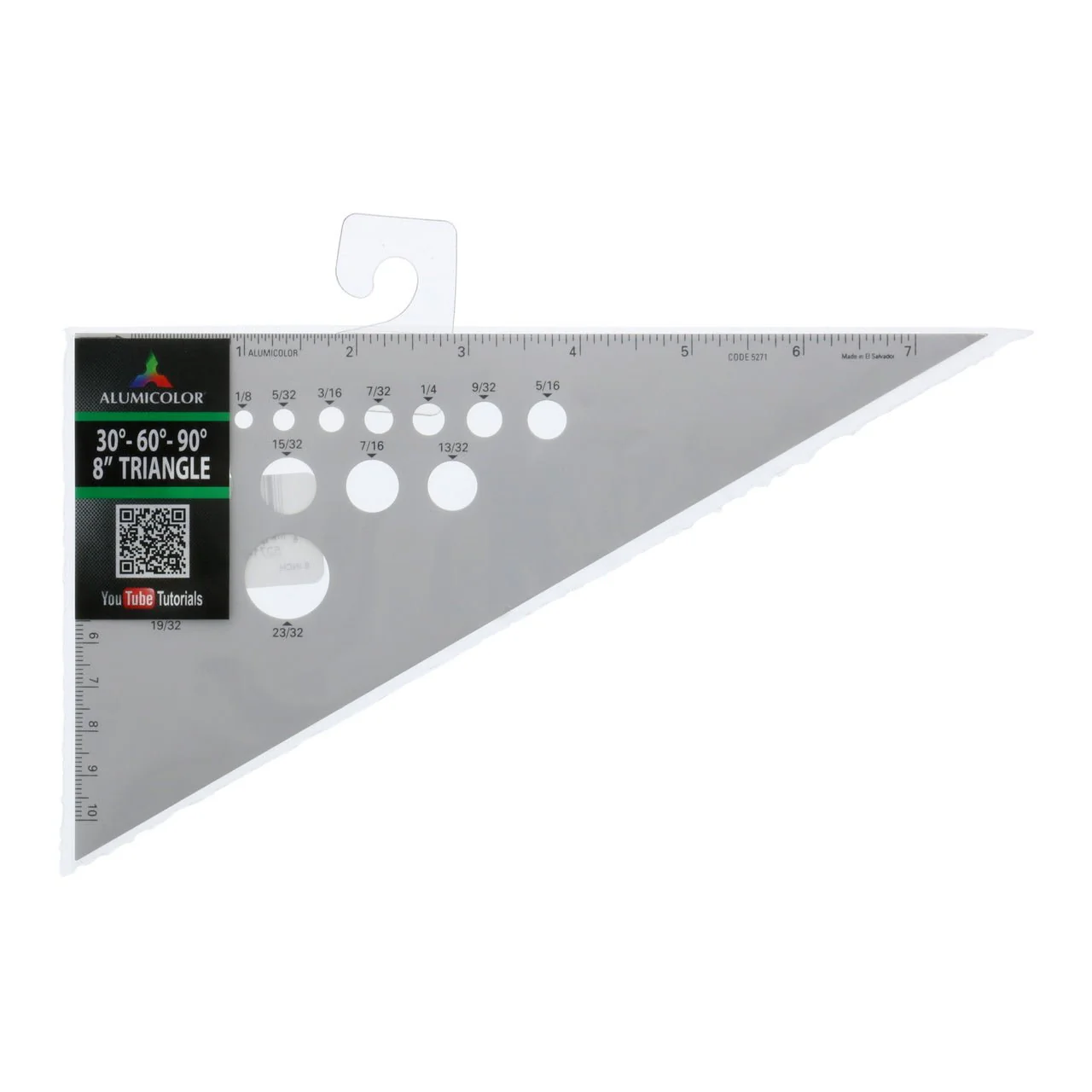 Alumicolor Aluminum 30 /60 Triangle 8 inch