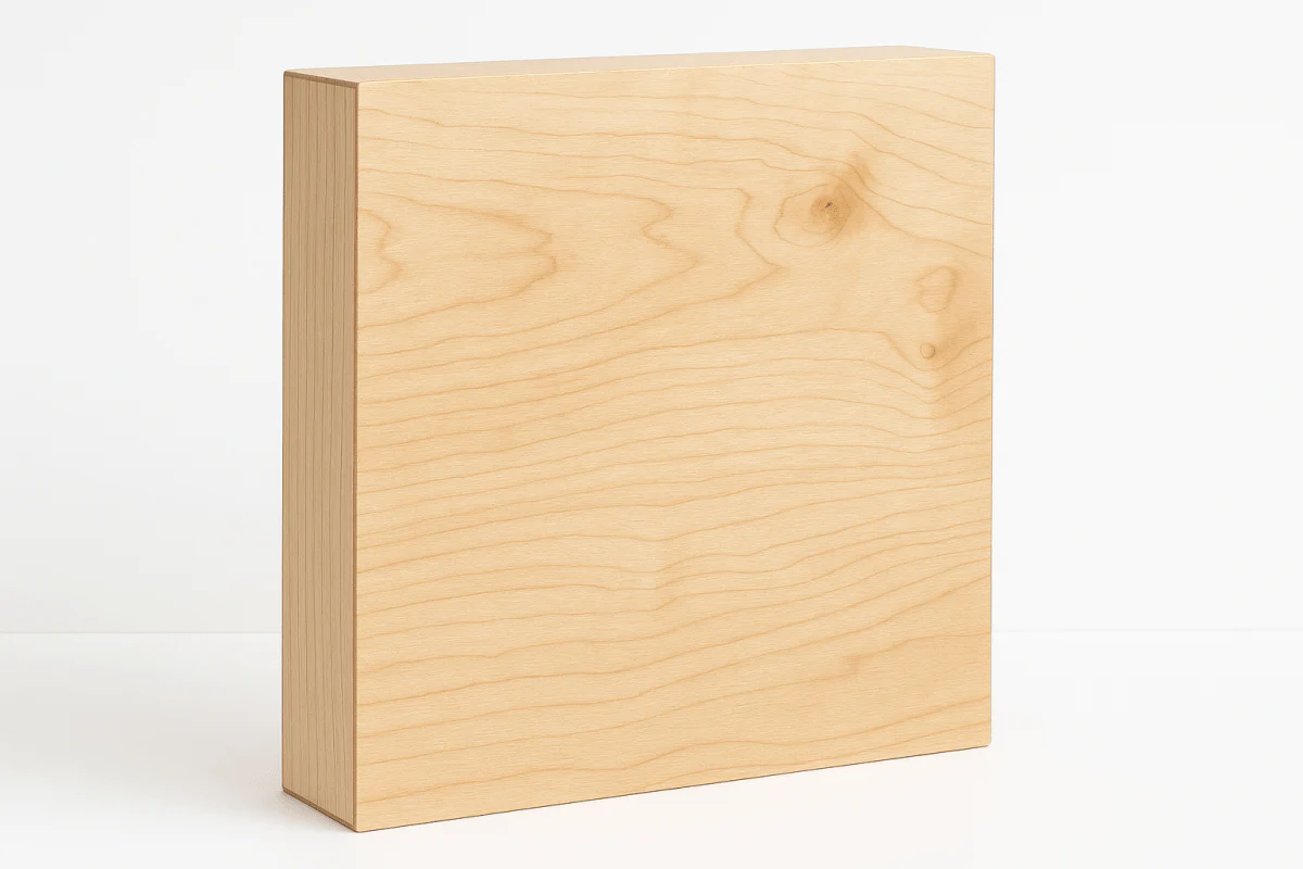American Easel Cradled Birch Panel - 12x12 inch - 2 inch Extra Deep - Natural