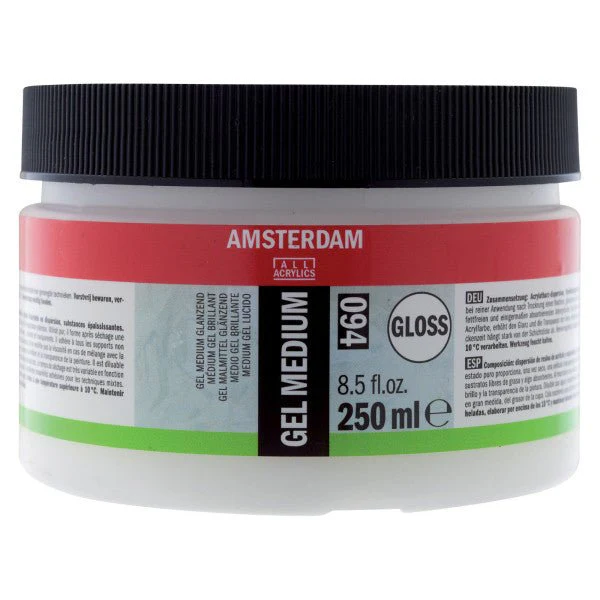 Amsterdam Gel Medium - Gloss 250 ml (8.5 fl. oz.)