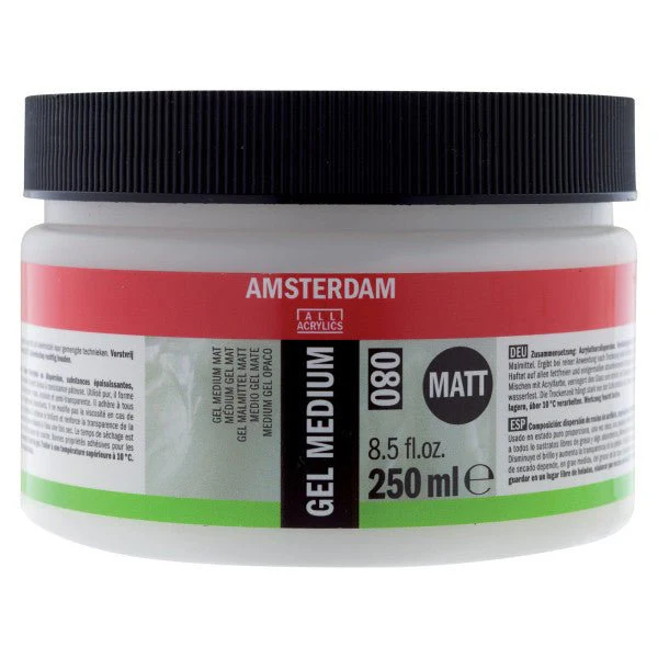 Amsterdam Gel Medium - Matt 250 ml (8.5 fl. oz.)