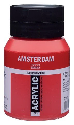 Amsterdam Standard Acrylic Paint 500ml Jar - Naphthol Red Deep