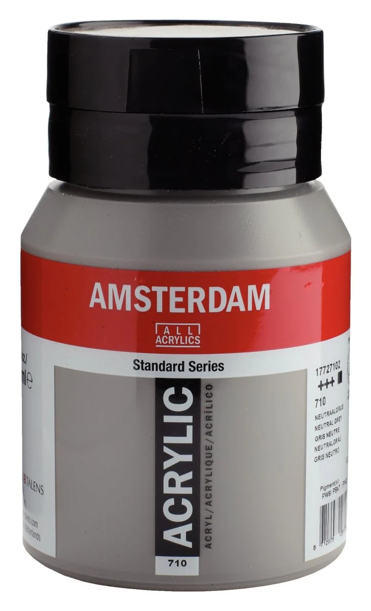 Amsterdam Standard Acrylic Paint 500ml Jar -  Neutral Grey