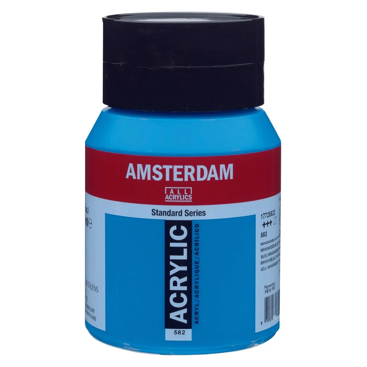Amsterdam Standard Acrylic Paint 500ml Jar - Manganese Blue