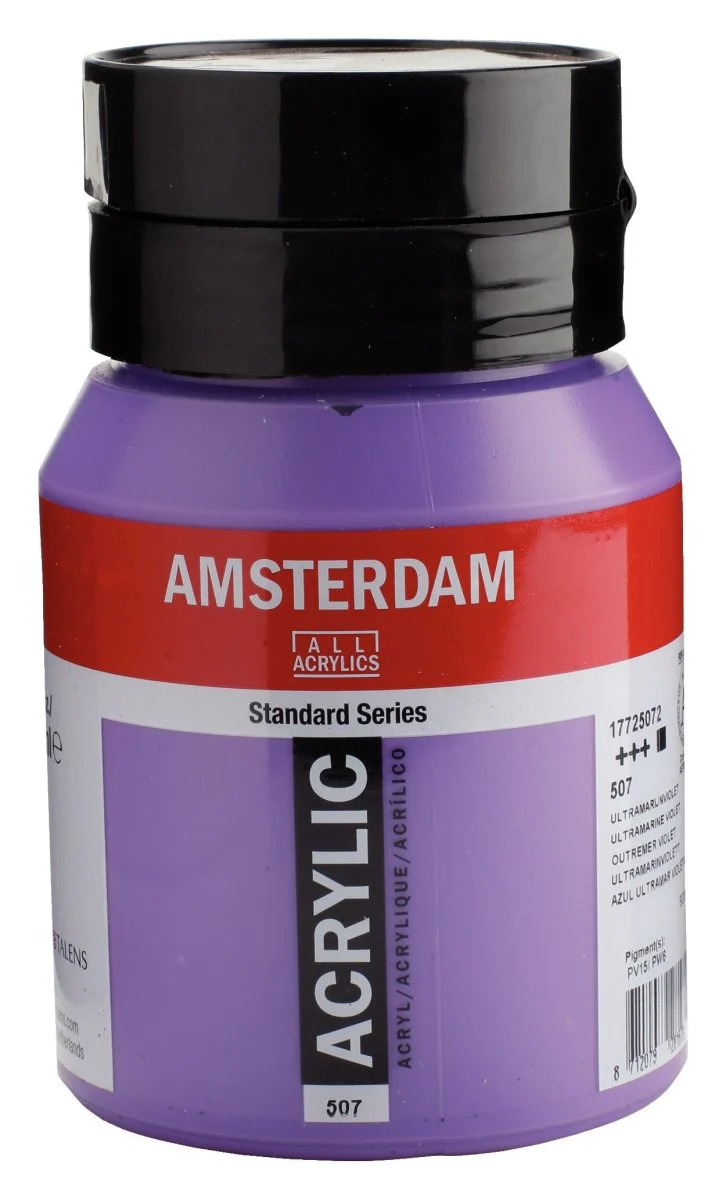 Amsterdam Standard Acrylic Paint 500ml Jar -  Ultramarine Violet