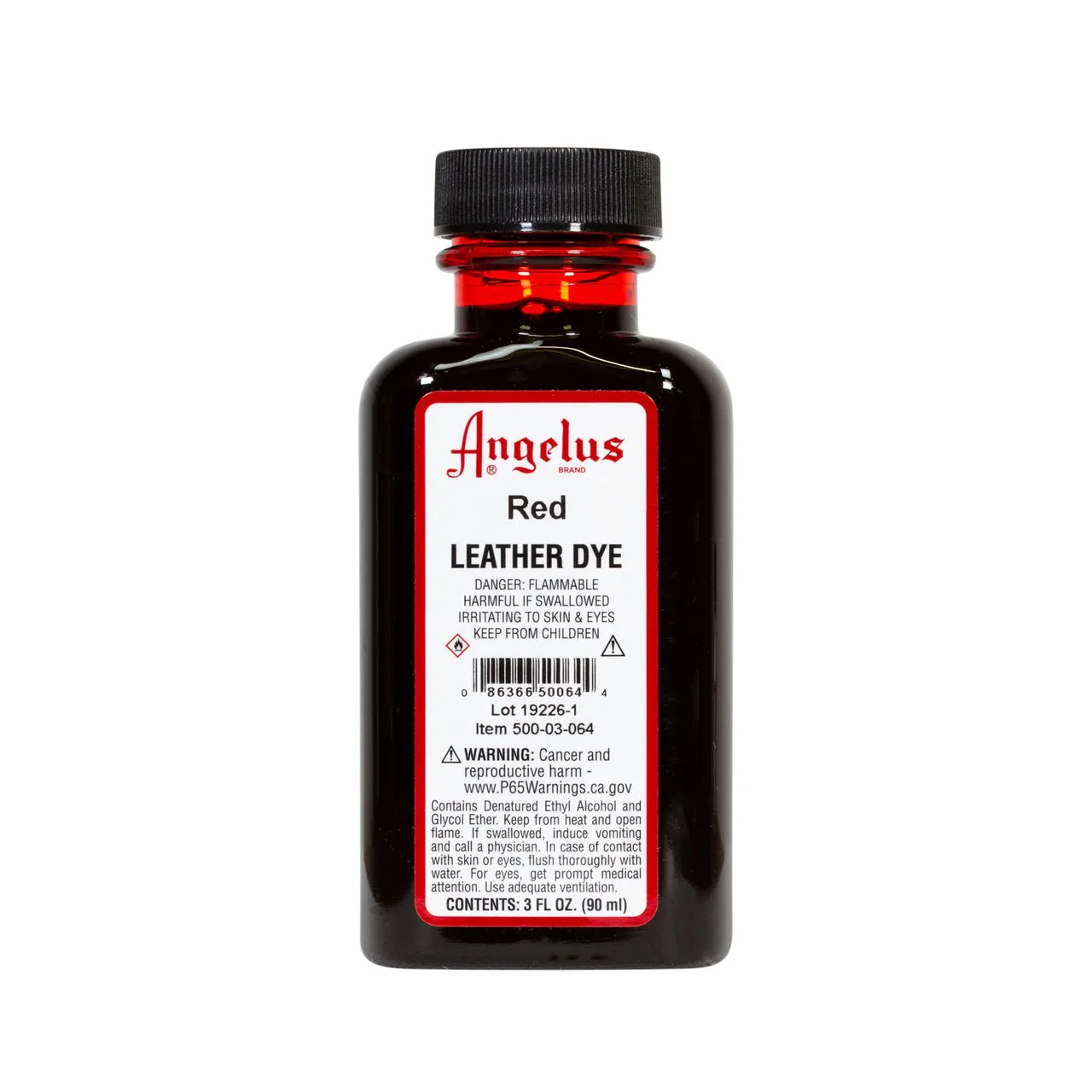 Angelus Leather Dye 3 fl oz (88.7 ml) - Red