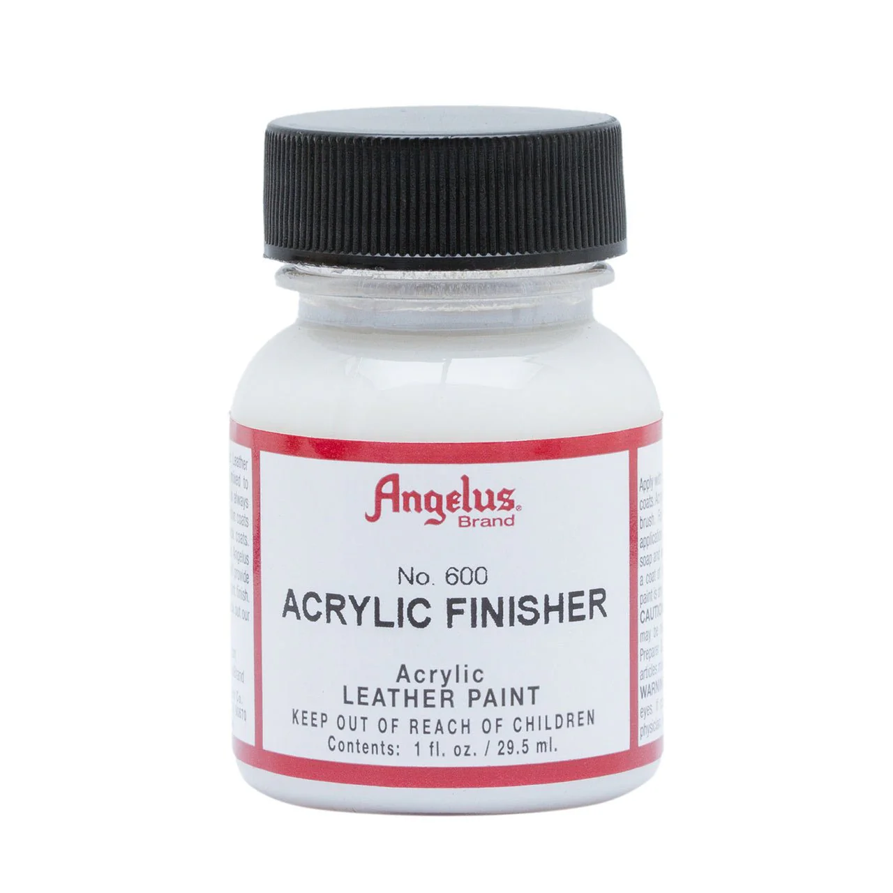 Angelus Acrylic Leather Finisher - 1 oz. Bottle - No. 600 Normal