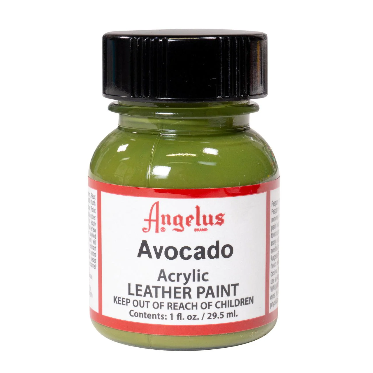 Angelus Acrylic Leather Paint - 1 oz. Bottle - Avocado