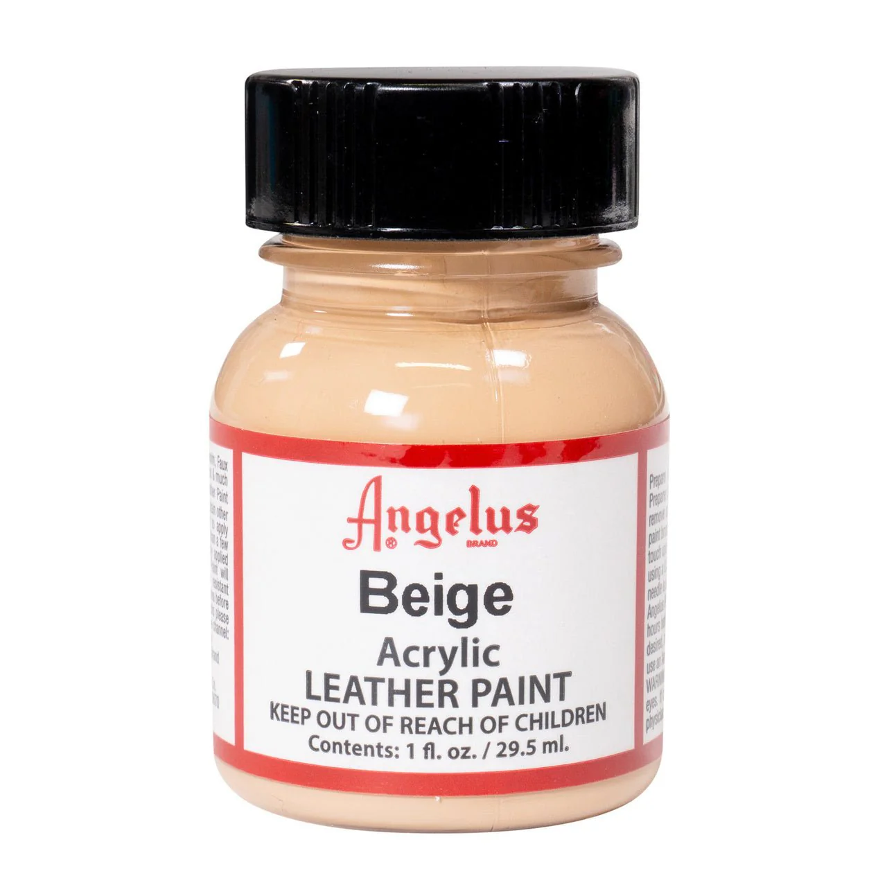 Angelus Acrylic Leather Paint - 1 oz. Bottle - Beige