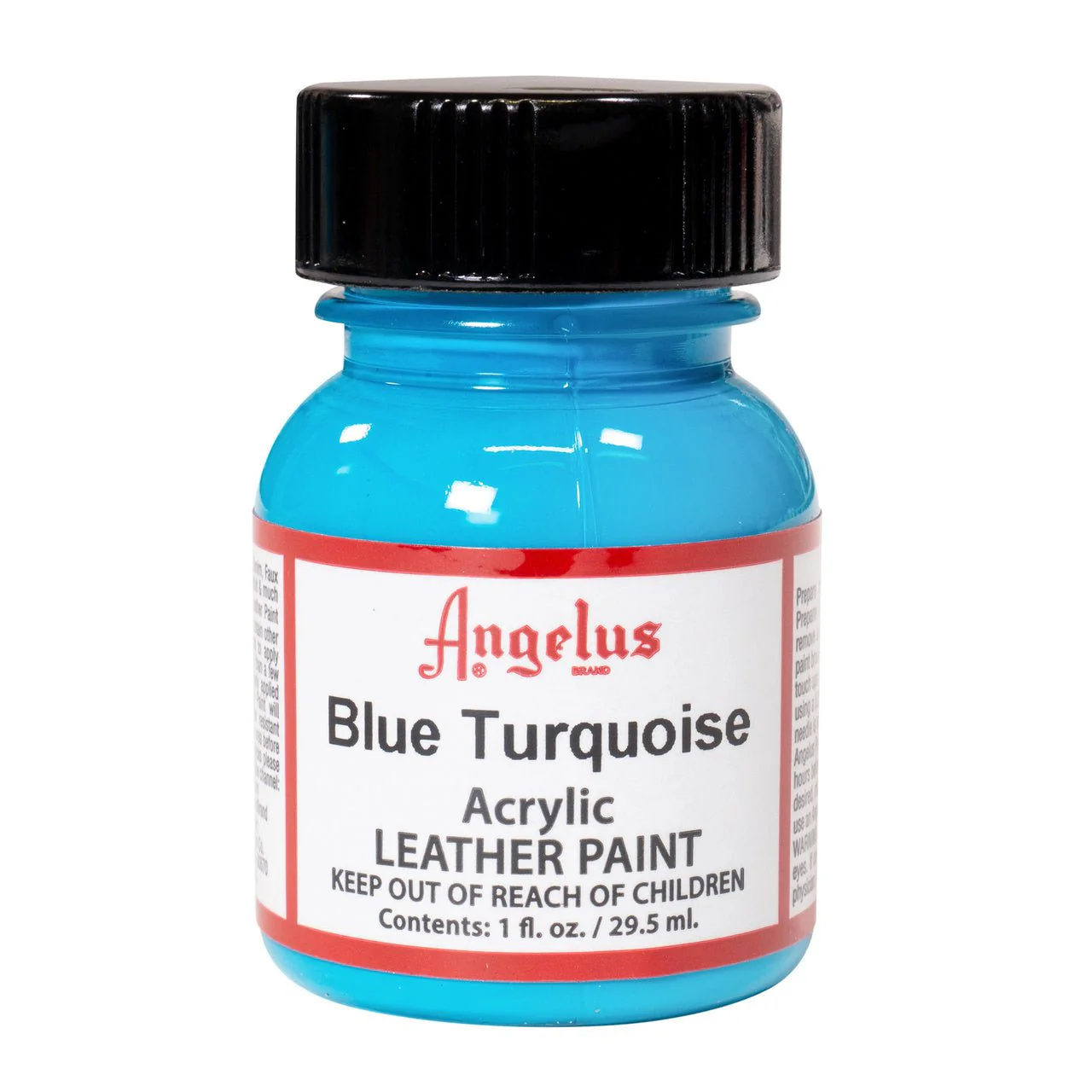 Angelus Acrylic Leather Paint - 1 oz. Bottle - Blue Turquoise