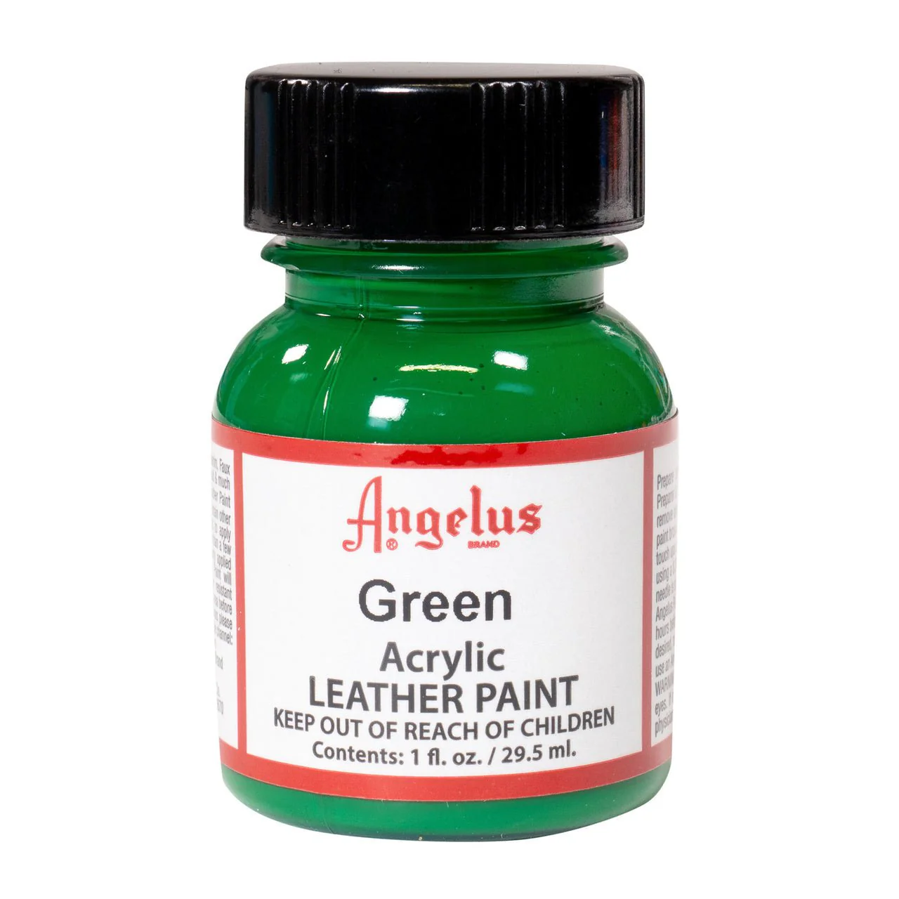 Angelus Acrylic Leather Paint - 1 oz. Bottle - Green
