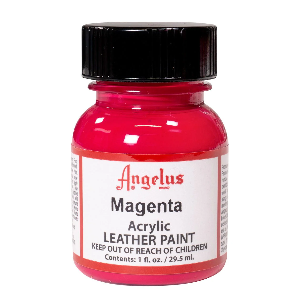 Angelus Acrylic Leather Paint - 1 oz. Bottle - Magenta