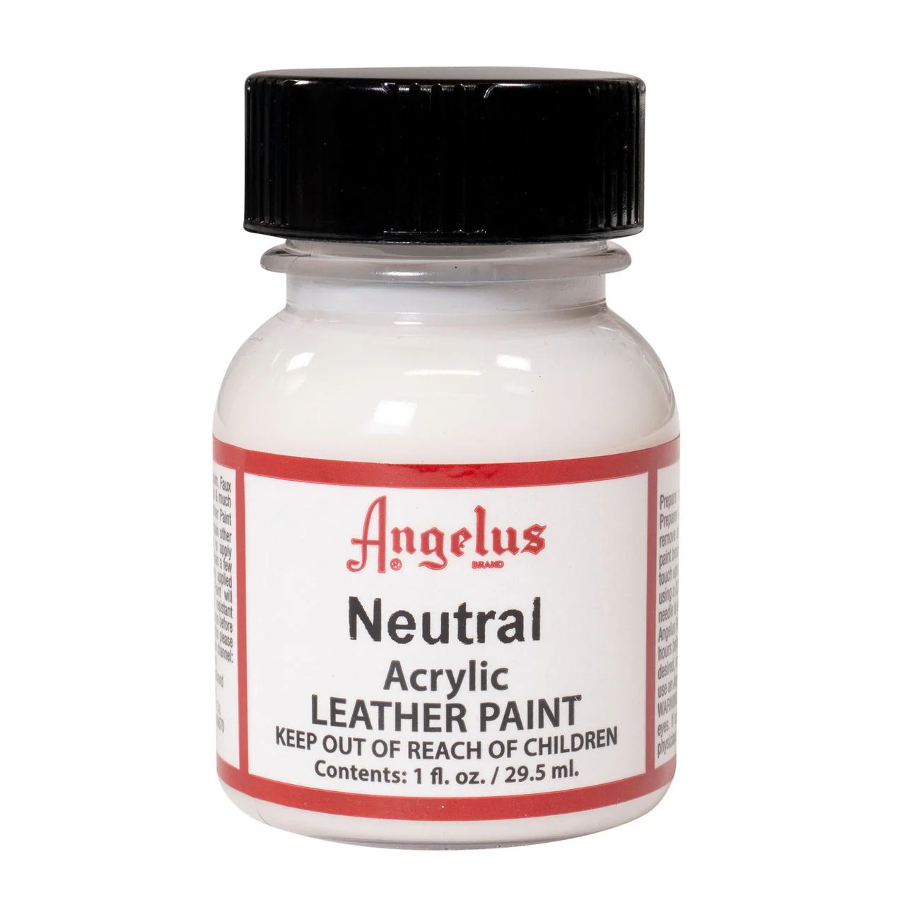 Angelus Acrylic Leather Paint - 1 oz. Bottle - Neutral (Clear)