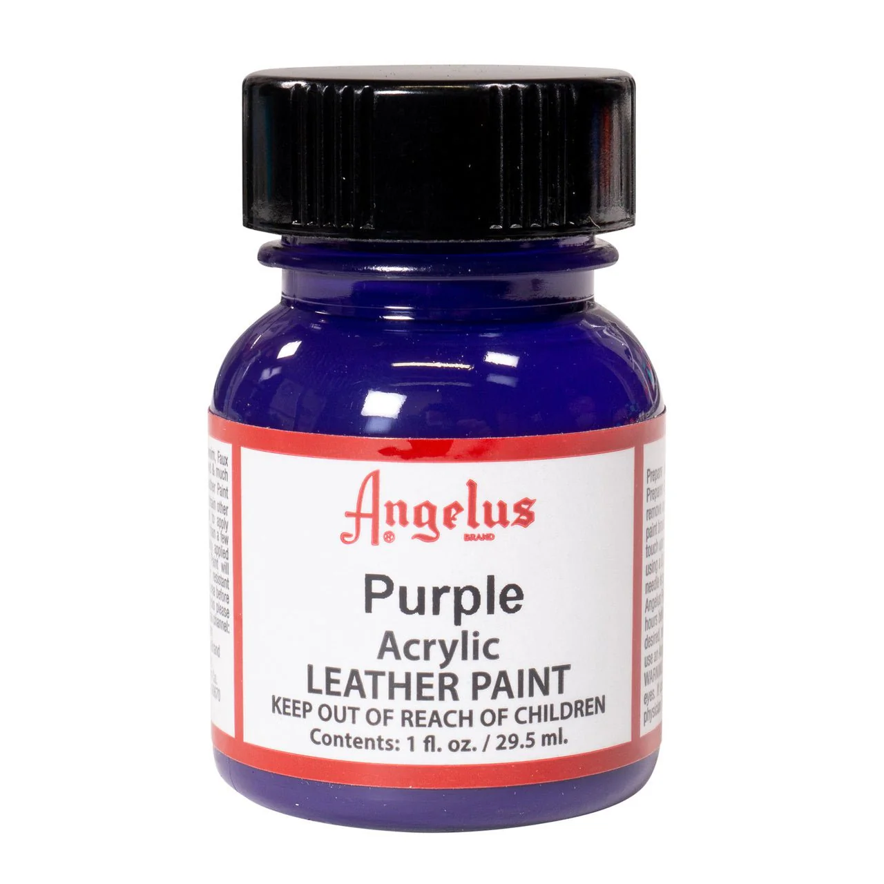 Angelus Acrylic Leather Paint - 1 oz. Bottle - Purple