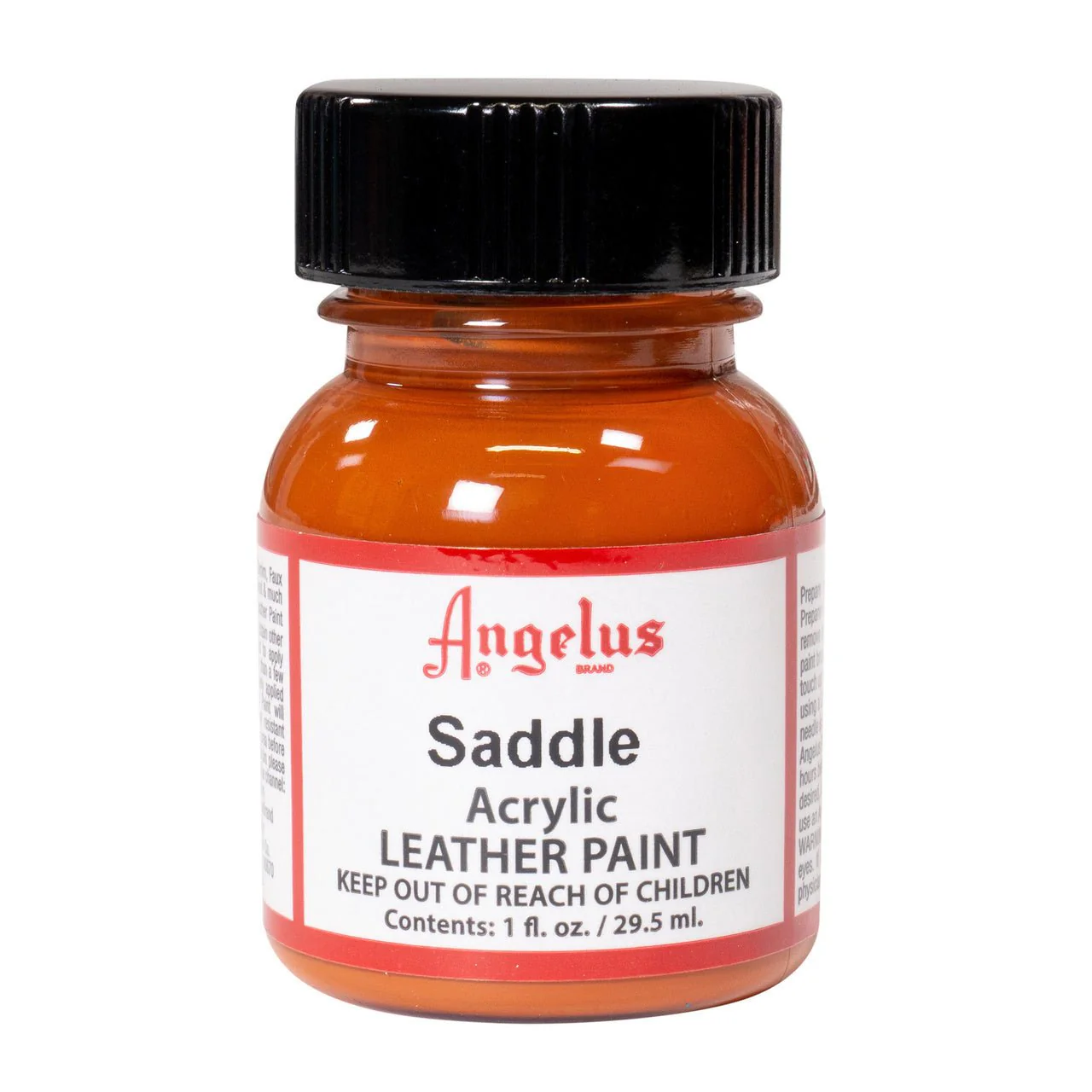 Angelus Acrylic Leather Paint - 1 oz. Bottle - Saddle