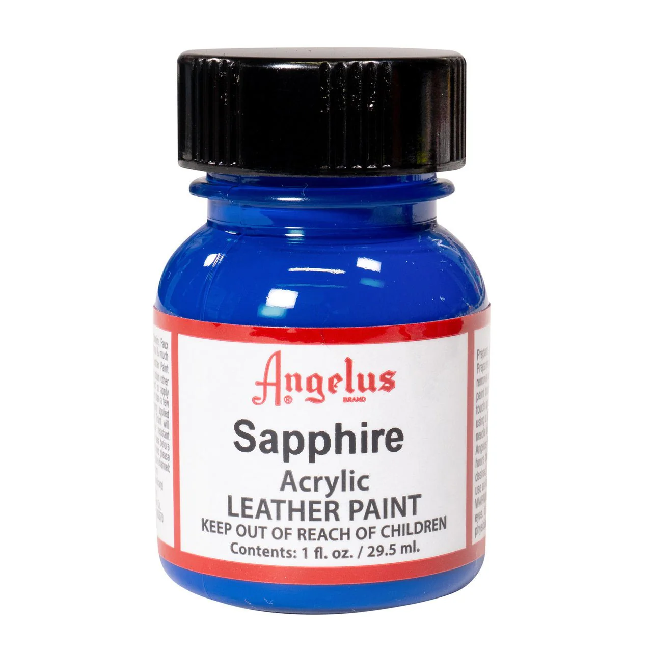 Angelus Acrylic Leather Paint - 1 oz. Bottle - Sapphire