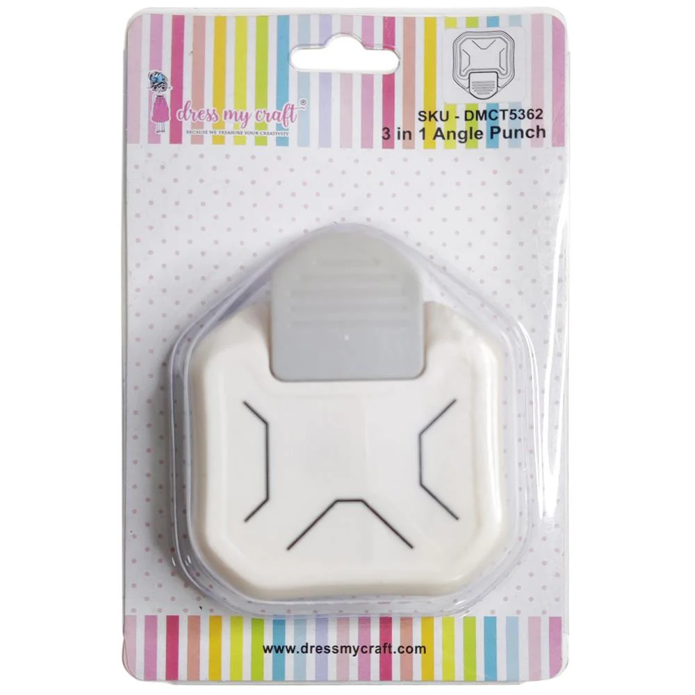 Dress My Craft 3 in 1 Paper Punch - Angle