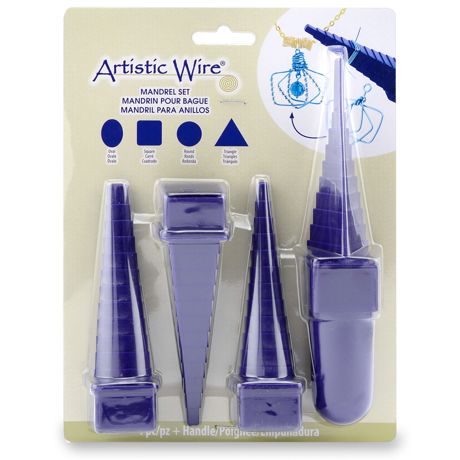 Artistic Wire Mandrel Set 4/Pkg - With Handle