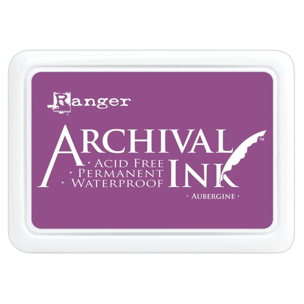 Ranger Archival 2.75"x4" Ink Pad - Aubergine