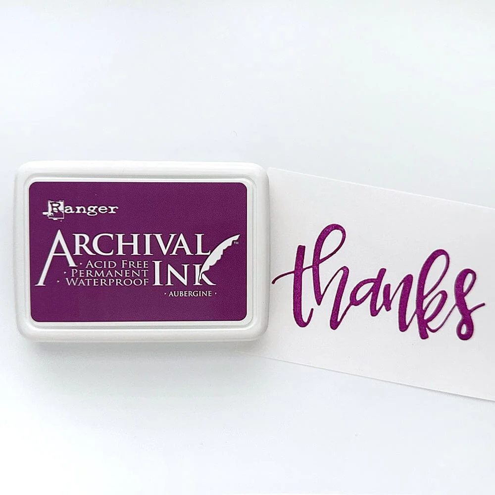 Ranger Archival 2.75"x4" Ink Pad - Aubergine - Image 2