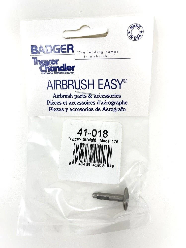 Badger Airbrush Replacement Part 41-018 Trigger - Straight f. Model 175