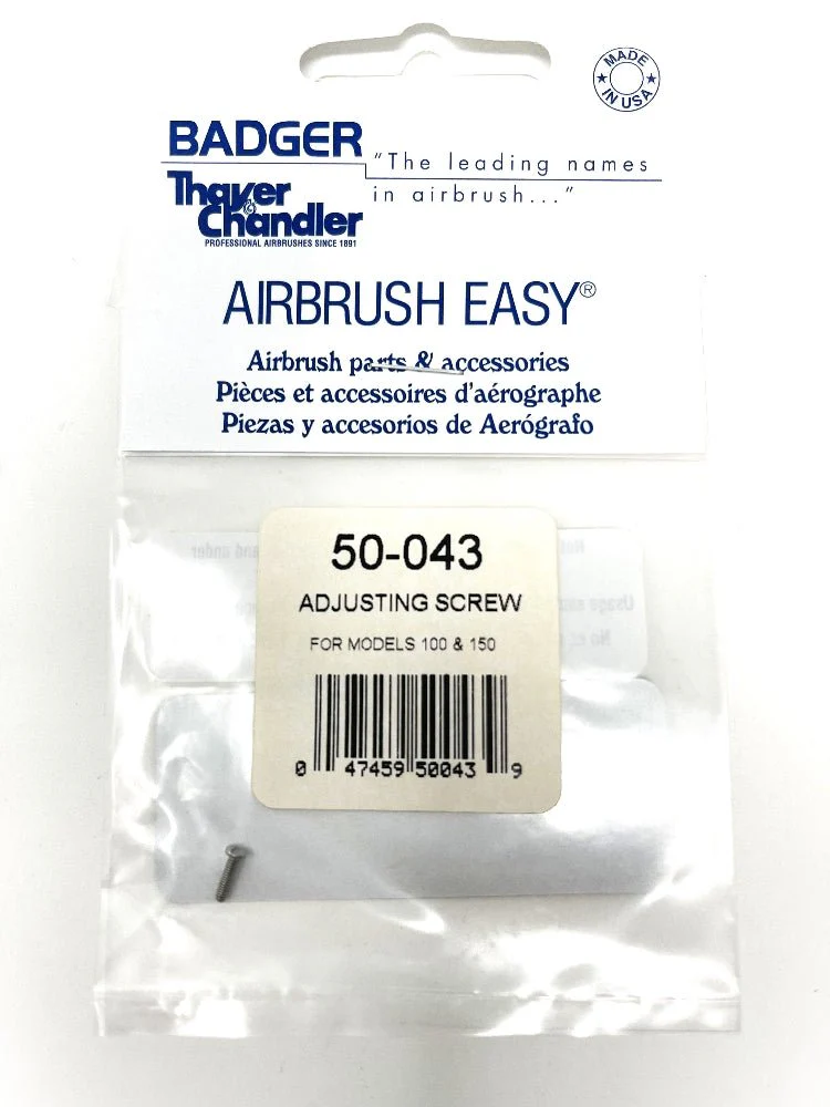Badger Airbrush Replacement Part 50-043 Adjusting Screw