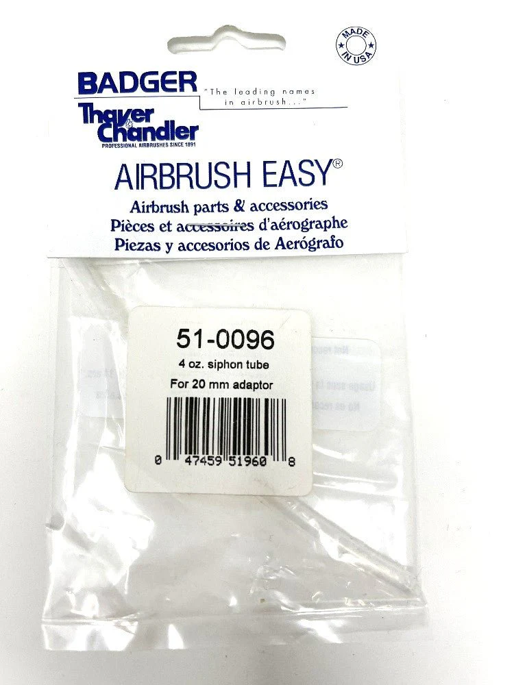 Badger Airbrush Replacement Part 51-0096  4oz Siphon Tube