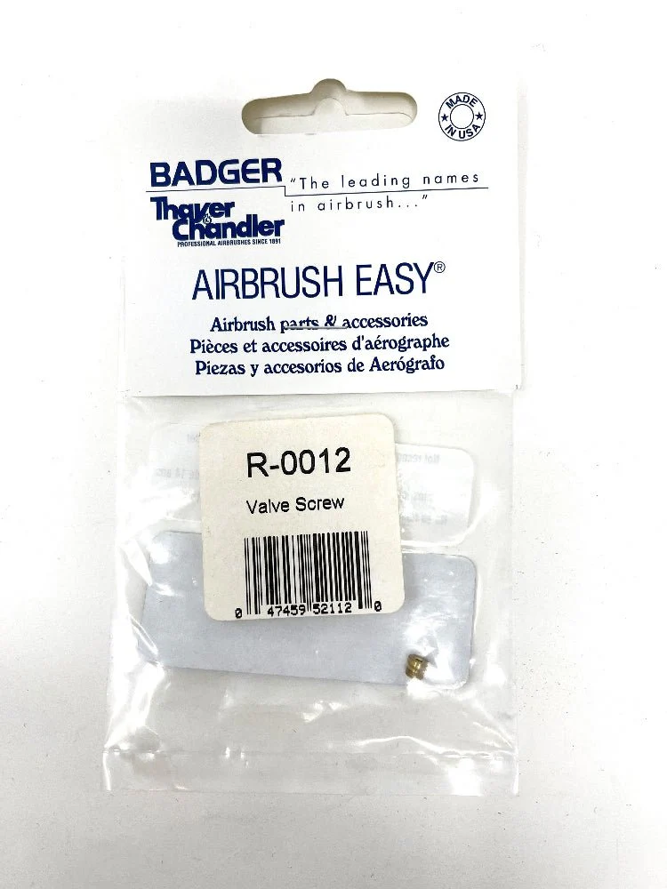 Badger Airbrush Replacement Part R-0012 Valve Screw