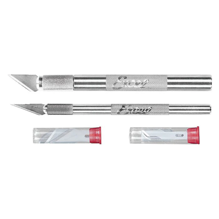 Basic Knife Set - 2 Knives 10 Blades Carded