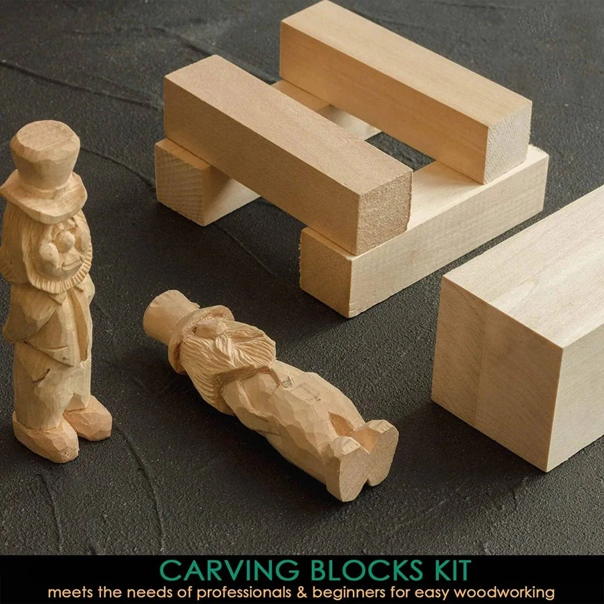 BeaverCraft - BW1 - Wood Carving Blocks Set of Basswood - Image 2