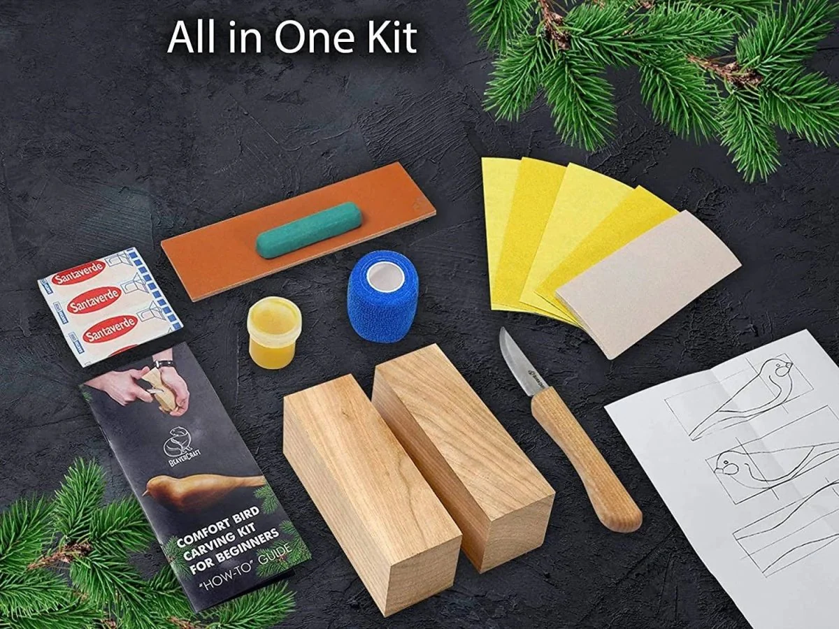 BeaverCraft - DIY01 - Comfort Bird Carving Whittling Starter Kit - Image 3