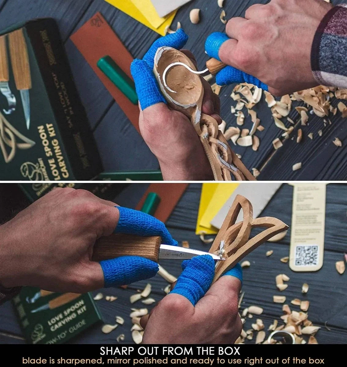 BeaverCraft - DIY04 - Celtic Spoon Carving DIY Craft Kit - Image 4