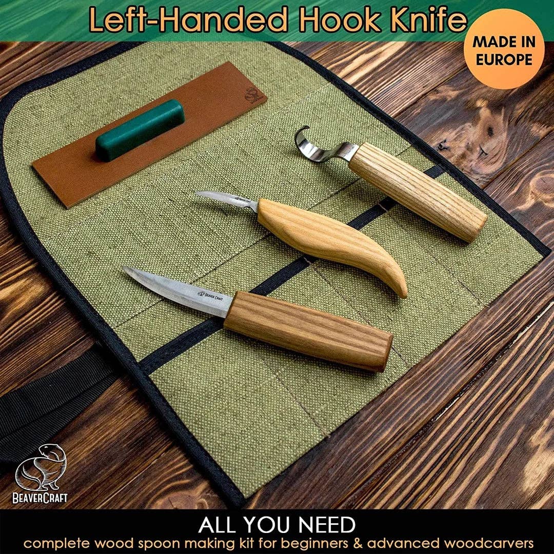 BeaverCraft - S13L - Wood Carving Tool Set for Spoon Carving (Left handed) - Image 2