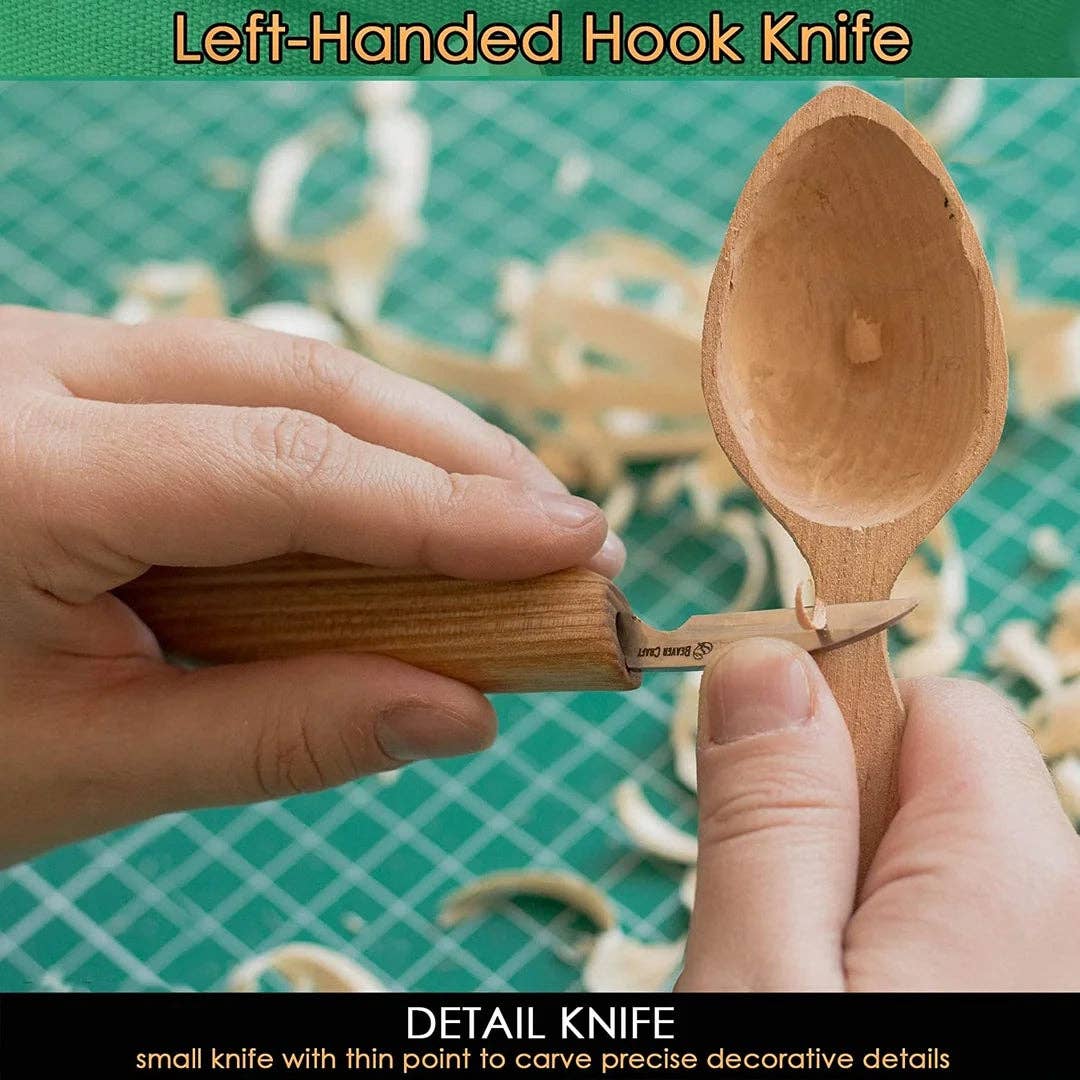 BeaverCraft - S13L - Wood Carving Tool Set for Spoon Carving (Left handed) - Image 5